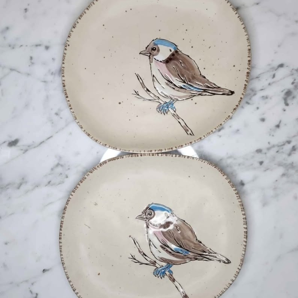 1 Spectrum designz Blue Sky Bird 2019 S.D. Ceramic Plate.
